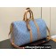 Louis Vuitton Monogram Denim Keepall Bandoulière 45 Bag M25334 LV By The Pool Sky Blue 2024