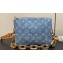 Louis Vuitton Monogram Denim Coussin BB Bag M11401 LV By The Pool Sky Blue 2024