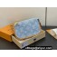 Louis Vuitton Monogram Denim Mini Pochette Accessoires Bag M82960 LV By The Pool Sky Blue 2024