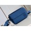 Louis Vuitton Cowhide leather Pilot Wearable Wallet Bag Blue 2024