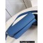Louis Vuitton Cowhide leather Pilot Wearable Wallet Bag Blue 2024