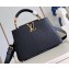 Louis Vuitton Taurillon leather Capucines BB Bag M24698 Black 2024