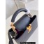 Louis Vuitton Taurillon leather Capucines BB Bag M24698 Black 2024