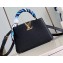 Louis Vuitton Taurillon leather Capucines BB Bag M24673 Black 2024