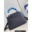 Louis Vuitton Taurillon leather Capucines BB Bag M24673 Black 2024
