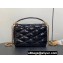 Louis Vuitton Lambskin GO-14 MM Bag M25046 Black/Gold 2024