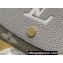 Louis Vuitton Monogram Empreinte leather Emilie Wallet M83138 Gray 2024