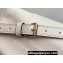 Louis Vuitton Taurillon leather Capucines Mini Bag M23944 Quartz White 2024