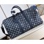 Louis Vuitton Monogram Shadow leather Keepall Bandoulière 50 Bag M24953 Ink Blue 2024