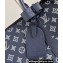 Louis Vuitton Monogram Shadow leather Keepall Bandoulière 50 Bag M24953 Ink Blue 2024