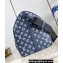 Louis Vuitton Monogram Shadow leather Keepall Bandoulière 50 Bag M24953 Ink Blue 2024