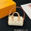 Louis Vuitton Micro Speedy Bag Charm M01882 Monogram Dune canvas