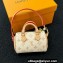 Louis Vuitton Micro Speedy Bag Charm M01882 Monogram Dune canvas