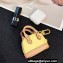 Louis Vuitton Micro Alma Vernis Bag Charm and Key Holder M01707 Yellow