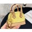 Louis Vuitton Micro Alma Vernis Bag Charm and Key Holder M01707 Yellow