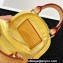 Louis Vuitton Micro Alma Vernis Bag Charm and Key Holder M01707 Yellow