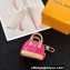 Louis Vuitton Micro Alma Vernis Bag Charm and Key Holder M01706 Pink