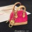 Louis Vuitton Micro Alma Vernis Bag Charm and Key Holder M01706 Pink