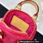 Louis Vuitton Micro Alma Vernis Bag Charm and Key Holder M01706 Pink