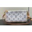 Louis Vuitton Monogram jacquard fabric Pochette Accessoires Mila Bag Multicolor Beige 2024