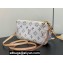 Louis Vuitton Monogram jacquard fabric Pochette Accessoires Mila Bag Multicolor Beige 2024