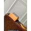 Louis Vuitton Damier Denim 3D canvas Nano Steamer Bag N40751 Blue 2024