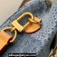 Louis Vuitton Damier Denim 3D canvas Nano Steamer Bag N40751 Blue 2024