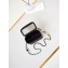 Chanel Lambskin, Resin & Gold-Tone Metal Clutch with Chain Bag AP3213 Black 2024