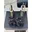 Chanel Heel 6cm Imitation Pearls Sandals G45813 Satin Black 2024