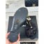 Chanel Heel 1.5cm Imitation Pearls T-Strap Sandals G45813 Satin Black 2024