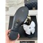 Chanel Heel 1.5cm Imitation Pearls T-Strap Sandals G45813 Satin Black/White 2024