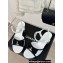 Chanel Heel 5cm Lambskin & Grosgrain Bow Sandals G45690 White 2024