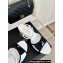 Chanel Heel 5cm Lambskin & Grosgrain Bow Sandals G45690 White 2024