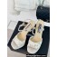 Chanel Heel 12cm Platform 4cm Sandals Lace White 2024