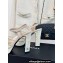 Chanel Heel 12cm Platform 4cm Sandals Lace White 2024
