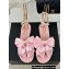 Chanel Heel 1.5cm Imitation Pearls Sandals G45813 Satin Pink 2024