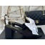 Chanel Heel 6cm Imitation Pearls Sandals G45813 Satin Black/White 2024