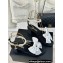 Chanel Heel 6cm Imitation Pearls Sandals G45813 Satin Black/White 2024