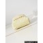 Chanel Shiny Calfskin & Gold-Tone Metal CHANEL 22 Mini Handbag AS3980 Light Yellow