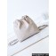 Chanel Shiny Calfskin & Silver-Tone Metal CHANEL 22 Mini Handbag AS3980 Beige