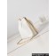 Chanel Shiny Calfskin & Gold-Tone Metal CHANEL 22 Mini Handbag AS3980 White