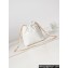 Chanel Shiny Calfskin & Gold-Tone Metal CHANEL 22 Mini Handbag AS3980 White