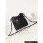 Chanel Shiny Calfskin & Silver-Tone Metal CHANEL 22 Mini Handbag AS3980 Black