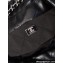 Chanel Shiny Calfskin & Silver-Tone Metal CHANEL 22 Mini Handbag AS3980 Black