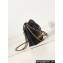 Chanel Shiny Calfskin & Gold-Tone Metal CHANEL 22 Mini Handbag AS3980 Black