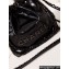 Chanel Shiny Calfskin & Black Metal CHANEL 22 Mini Handbag AS3980 Black