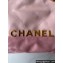 Chanel Shiny Calfskin Patchwork & Gold-Tone Metal CHANEL 22 Mini Handbag AS3980 Light Pink & Light Purple