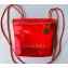 Chanel Shiny Calfskin Patchwork & Gold-Tone Metal CHANEL 22 Mini Handbag AS3980 Dark Orange & Red