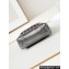 Chanel Shiny Calfskin & Silver-Tone Metal CHANEL 22 Mini Handbag AS3980 Gradient Silver Black