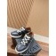 Ermenegildo Zegna Tiziano Men's Leather Low-Top sneakers Navy Blue 2024